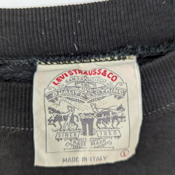 Vintage Levi Strauss Jumper (Black) - Picture 4 of 4